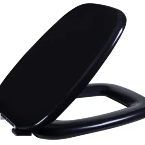 Assento Almofadado Retangular Preto